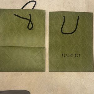 Gucci Olive Green Patterned Bags